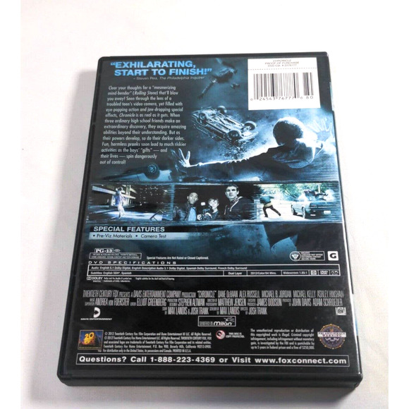 Chronicle - DVD By Michael B. Jordan,Michael Kelly - VERY GOOD - Picture 2 of 2
